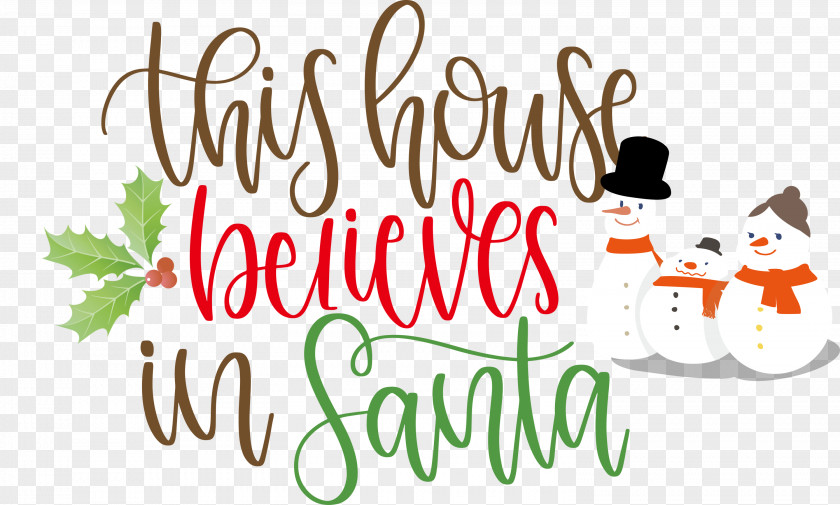 This House Believes In Santa PNG