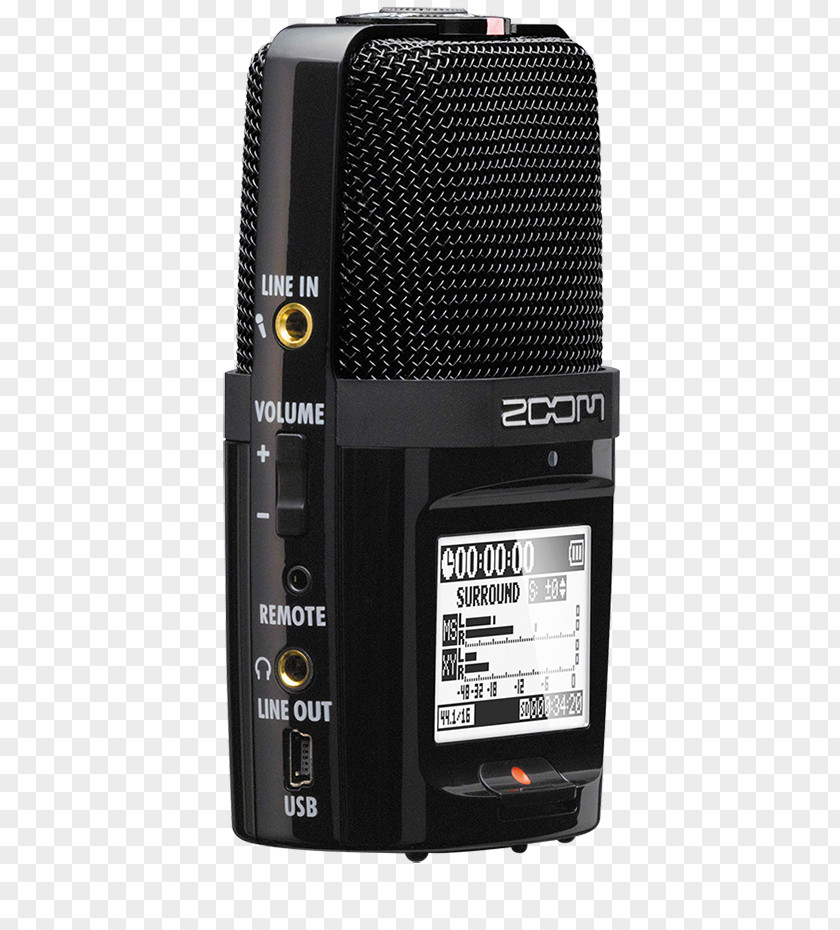 Microphone Digital Audio Zoom H2n Handy Recorder H2 Corporation PNG