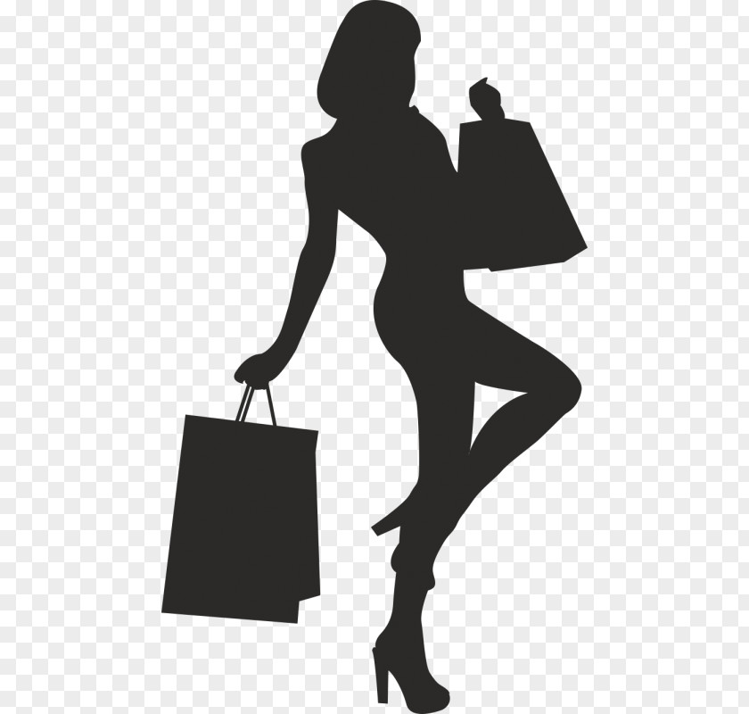 Silhouette Clip Art Shopping Vector Graphics PNG