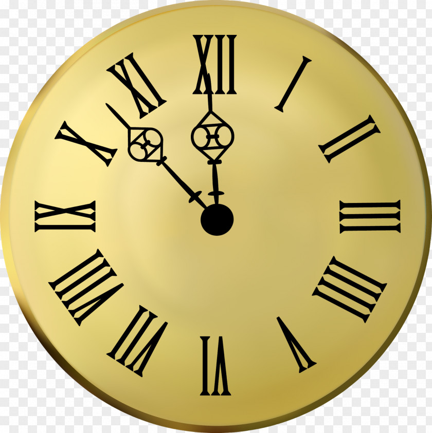 Clock Face Roman Numerals Numerical Digit Dial PNG