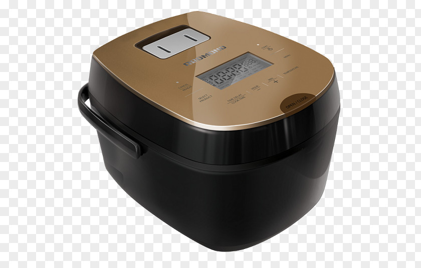 Gold Block Multicooker Multivarka.pro Rice Cookers Black White PNG