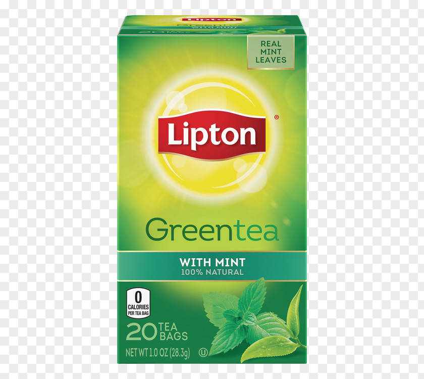 Green Tea Lipton Mint Peppermint PNG
