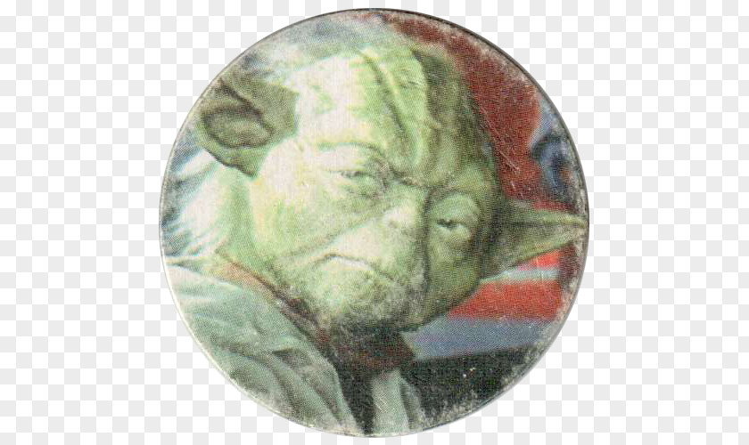 Holographic Foil Rings Yoda Clone Trooper Star Wars Organism Tazos PNG