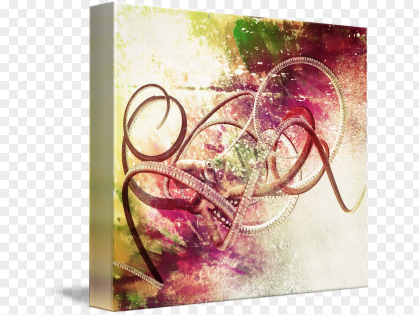 Painting Modern Art Gallery Wrap Canvas PNG