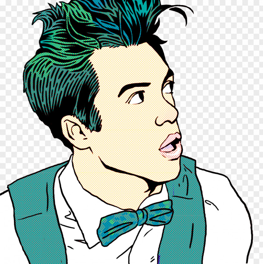 POP ART Brendon Urie Panic! At The Disco Fan Art Drawing PNG