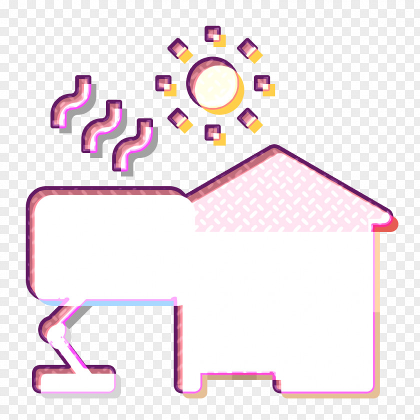 Solar Cell Icon Global Warming PNG