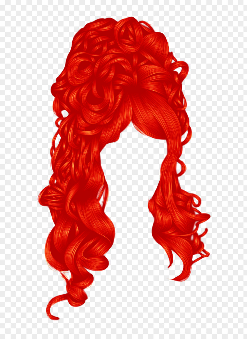 Hairdressing Red Hair Wig Hairstyle PNG