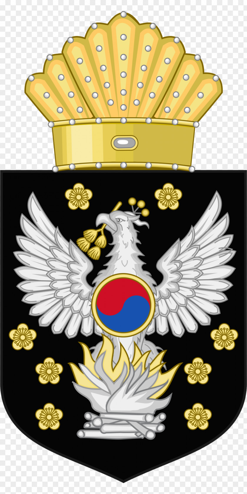 Korean Symbols Imperial Seal Empire Coat Of Arms Crest Heraldry Korea PNG