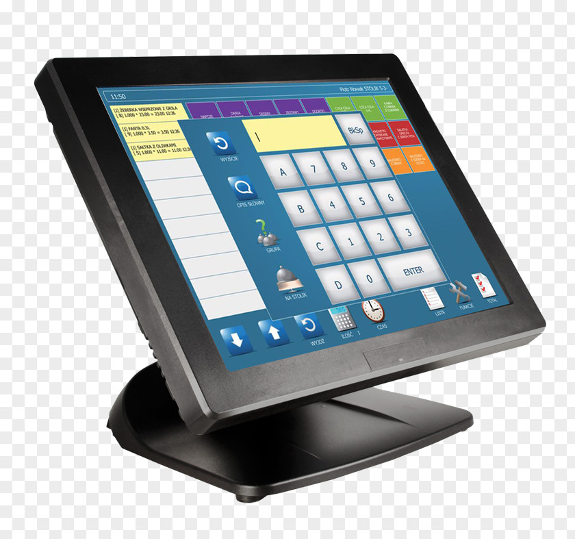Pos Terminal Computer Monitors Point Of Sale Touchscreen Posiflex PNG
