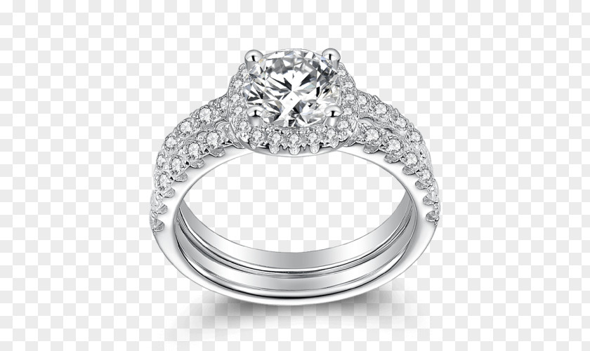 Two Silver Wedding Rings Ring Engagement PNG