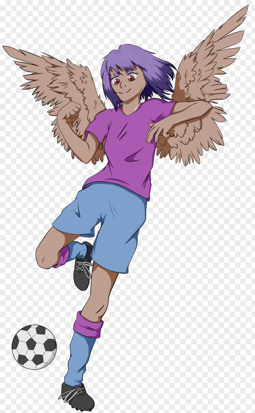 Football Child Cartoon Legendary Creature Angel M PNG