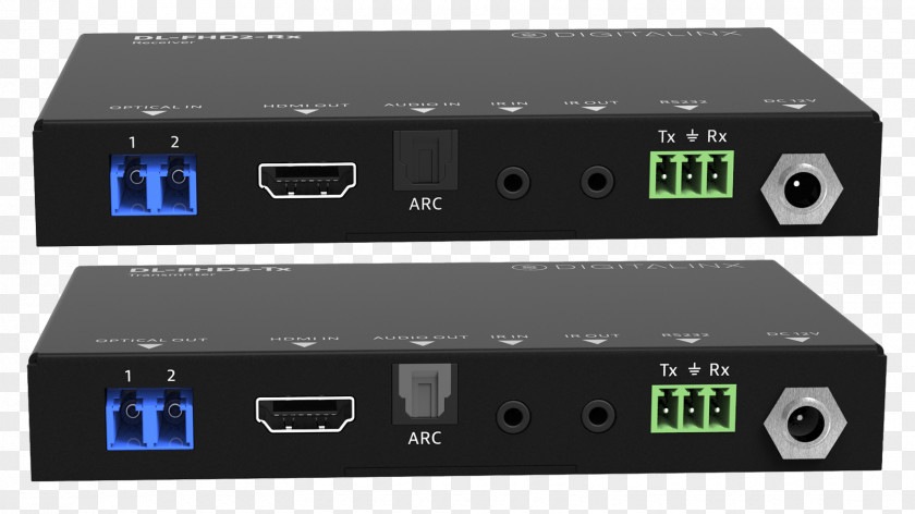 Multimode Optical Fiber HDMI Cable Converter Box Wireless Repeater TechLogix Networx, LLC. Liberty AV Solutions PNG