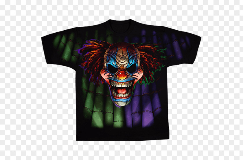 T-shirt Joker Evil Clown Dark Fantasy PNG