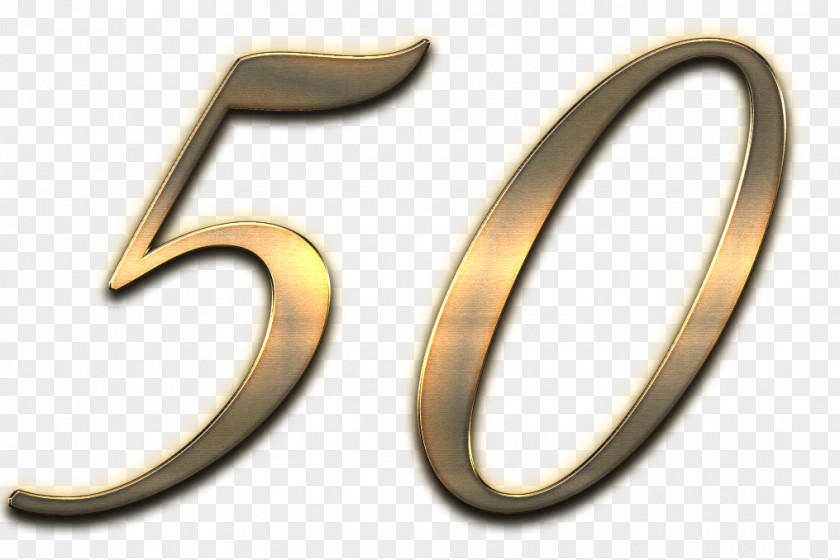 Arabic Number Gold Font PNG