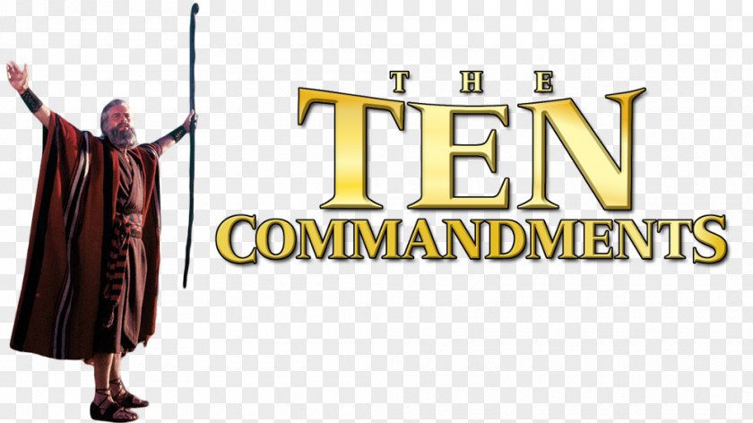 Ten Commandments Logo Film Poster PNG
