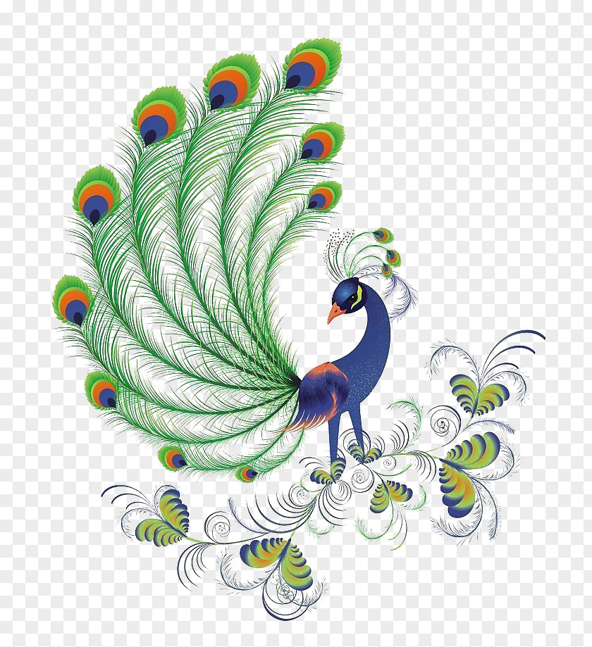 Beautiful Peacock Bird Peafowl Tattoo Artist Feather PNG