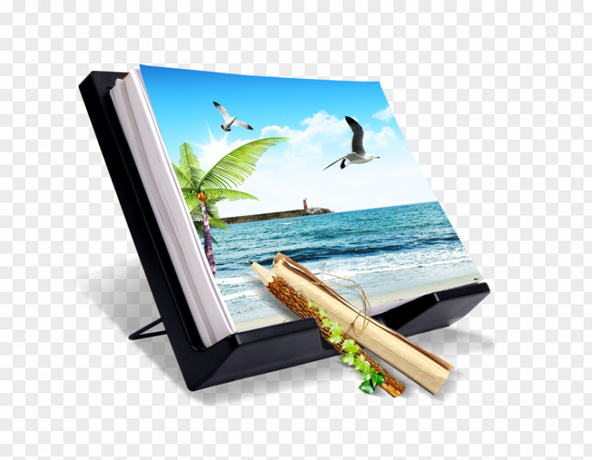 Book Beach Ultra-high-definition Television 1080p Wallpaper PNG