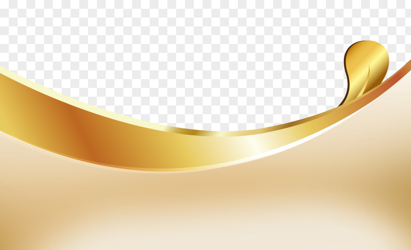 Gold Frame Material Yellow Wallpaper PNG