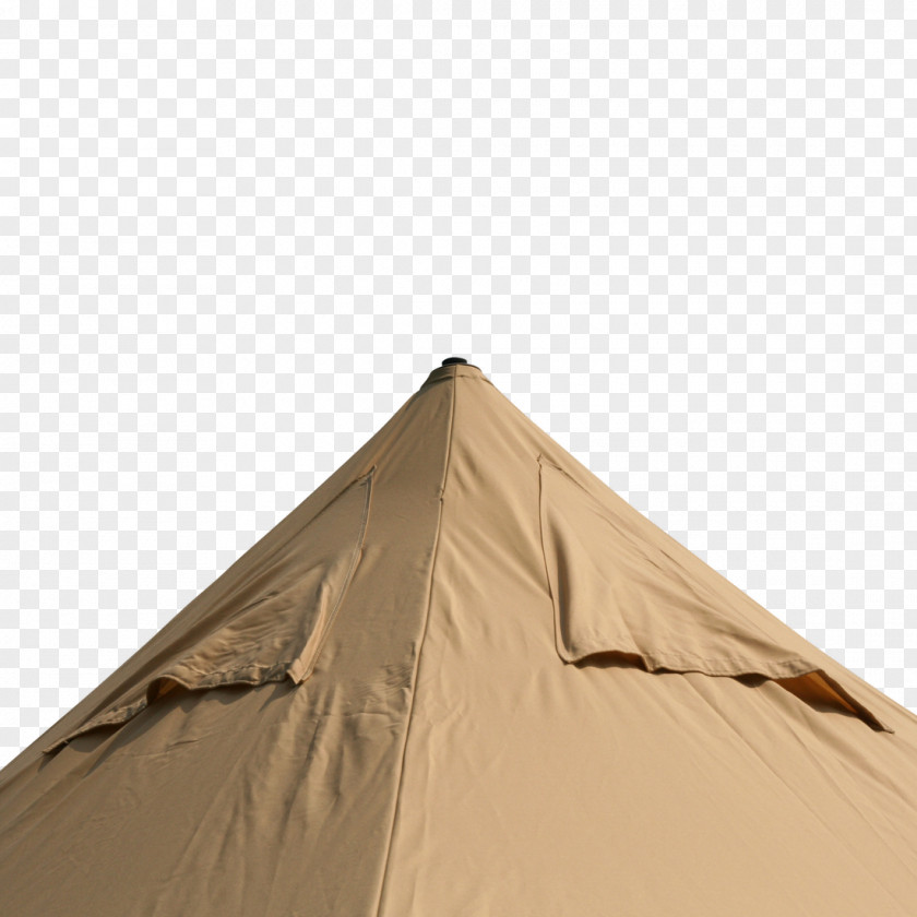 Pyramid Khaki Beige Brown Tent Angle PNG