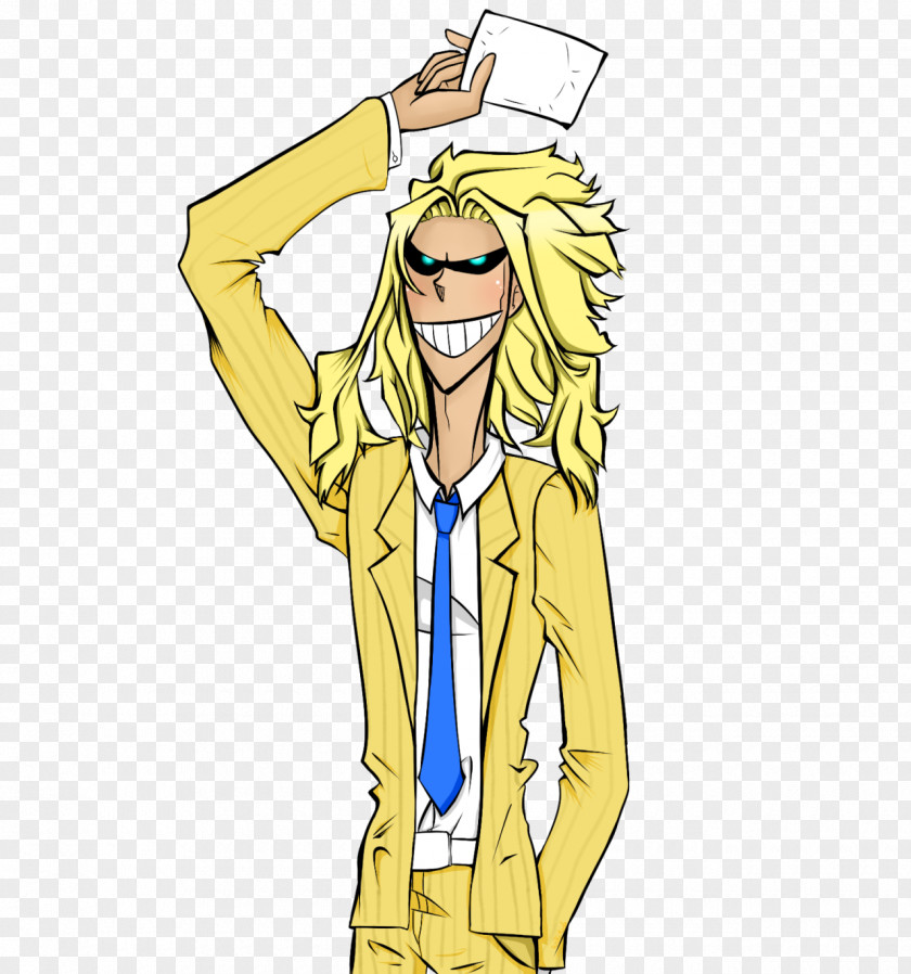Waiting Clothing All Might Suit My Hero Academia Drawing PNG