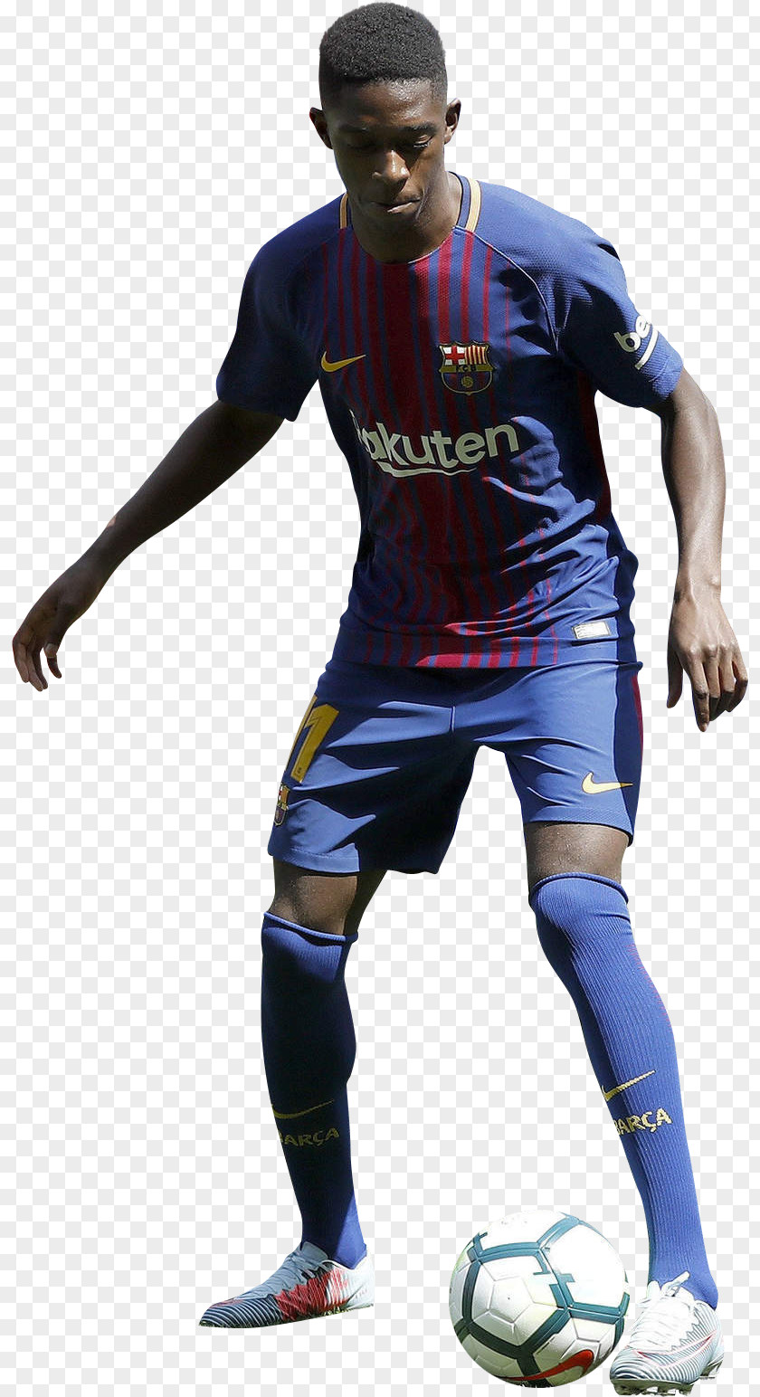 Dembele Ousmane Dembélé FC Barcelona Football Player Sport Jersey PNG