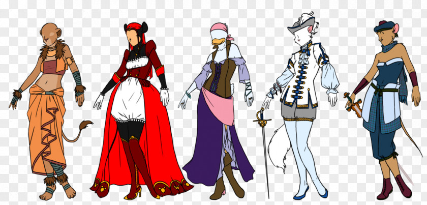 Disney Fantasy Costume Design Fashion PNG