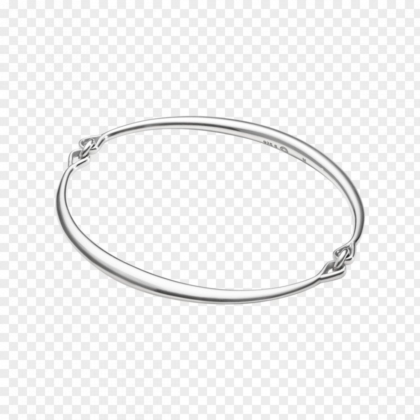 Georg Jensen Bangle Bracelet Sterling Silver Arm Ring PNG