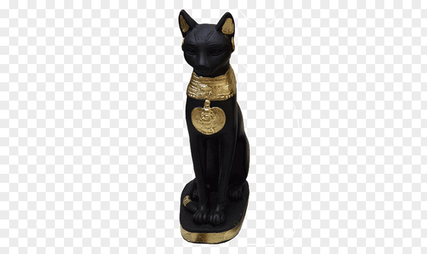 Hand Painted Thailand Cat Figurine PNG