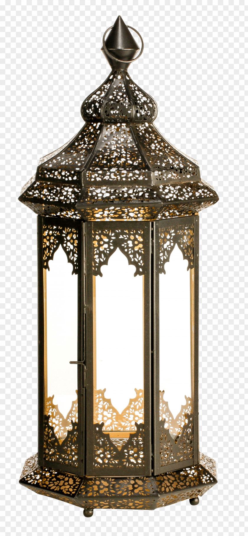 Moroccan Lantern Ceiling Light Fixture PNG