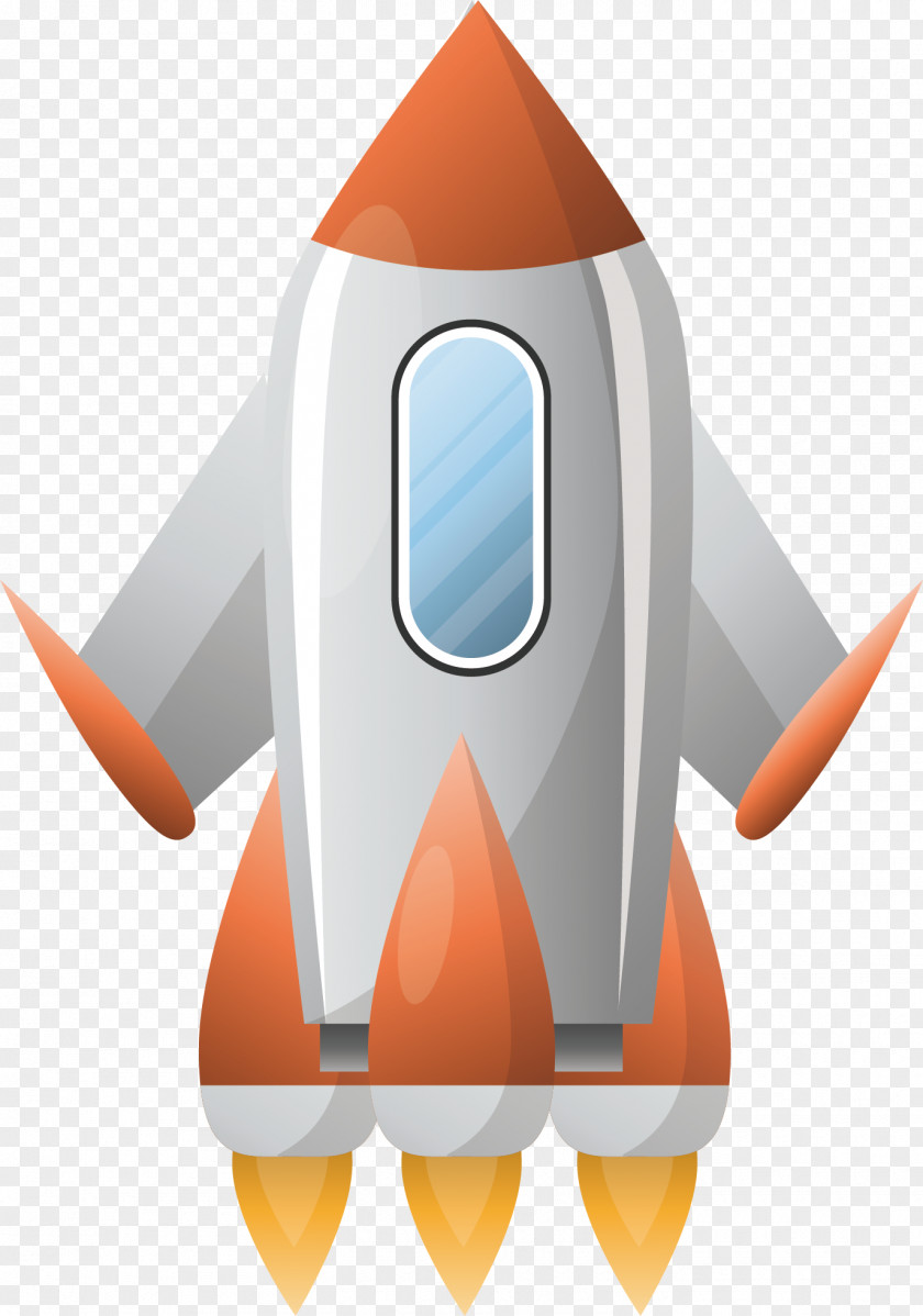 Science Fiction Rocket Spacecraft Adobe Illustrator PNG