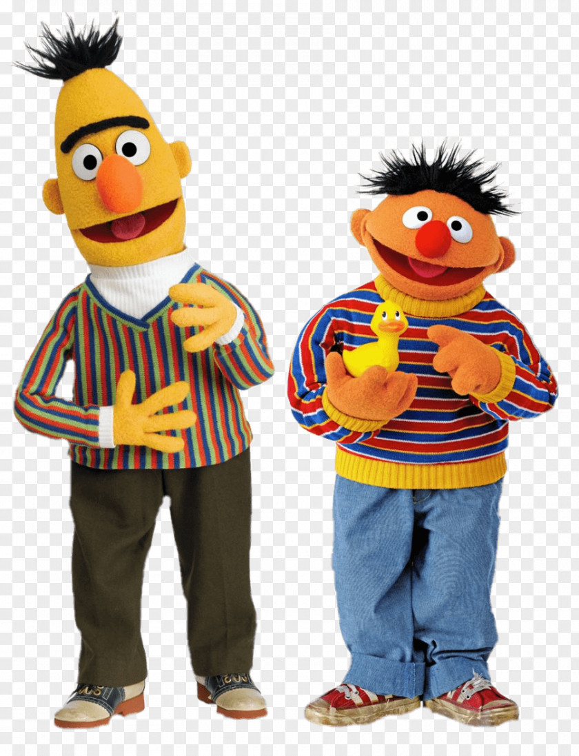 Sesame Bert & Ernie Wall Decal The Muppets PNG