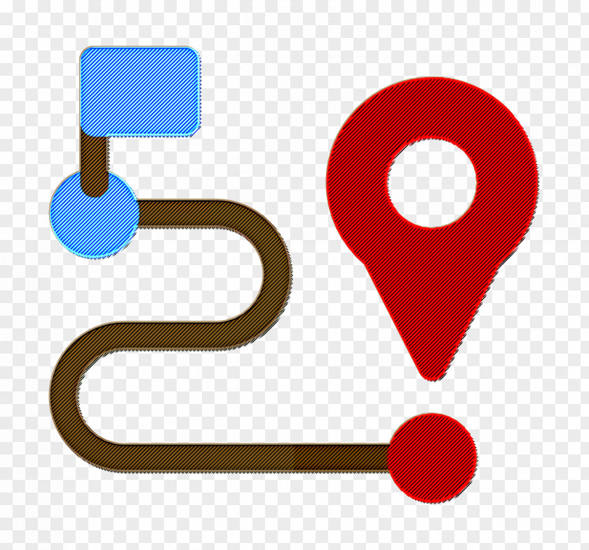 Track Icon Route Location PNG
