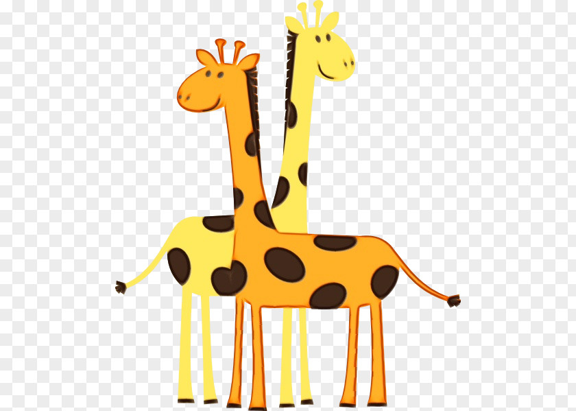 Wildlife Toy Giraffe Giraffidae Animal Figure Terrestrial Yellow PNG