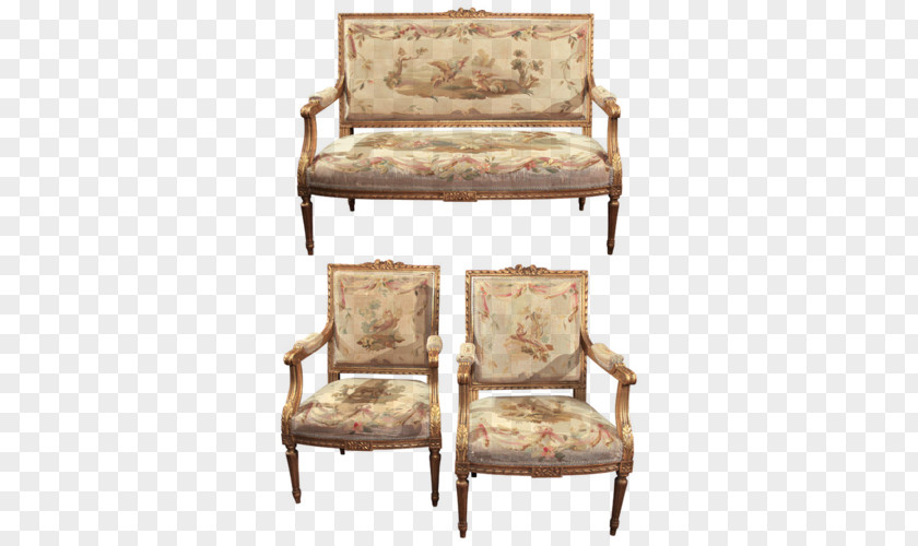 Chair Louis XVI Style French Furniture Couch PNG
