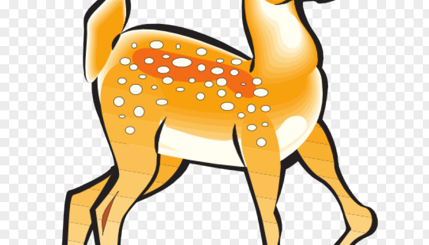 Fawn Tail Animal Cartoon PNG