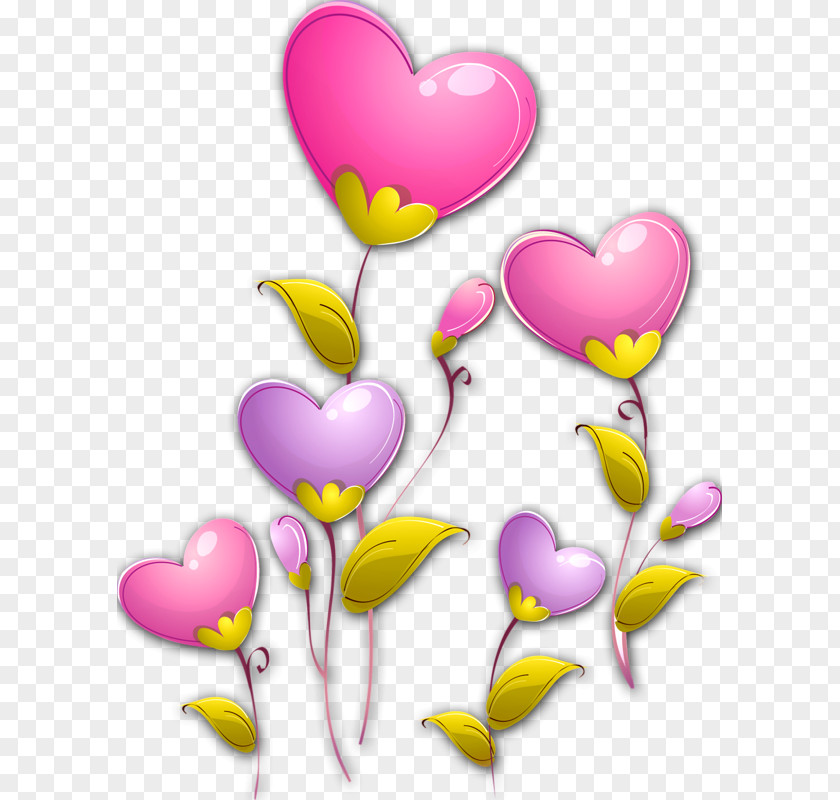 Glitters Heart Flower Desktop Wallpaper Clip Art PNG