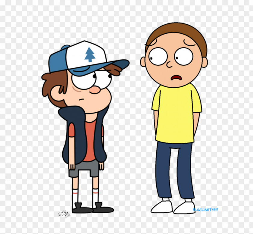 Man Morty Smith Dipper Pines Rick Sanchez Fan Art PNG