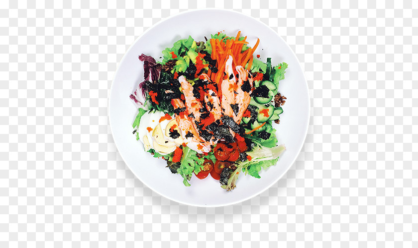 Seaweed Salad Asian Cuisine Plate Vegetarian Platter PNG