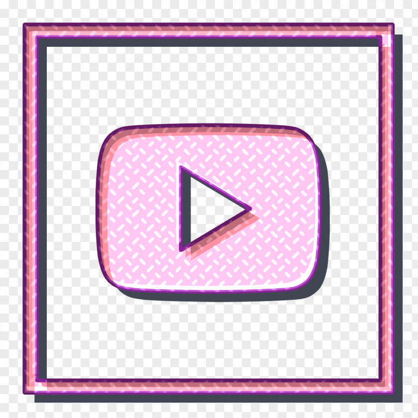 Symbol Rectangle Logo Icon Media Play PNG