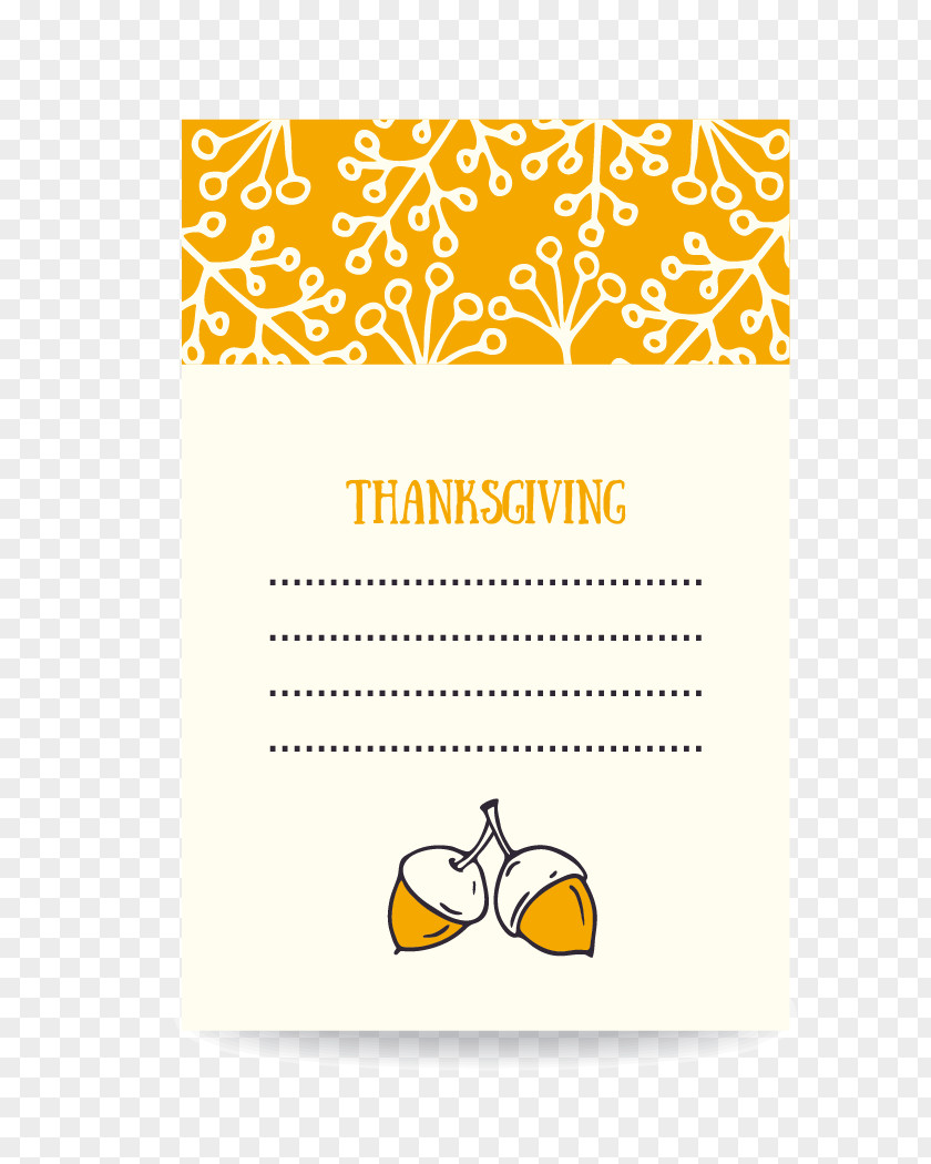 Thanksgiving Wedding Invitation Letter Of Thanks PNG