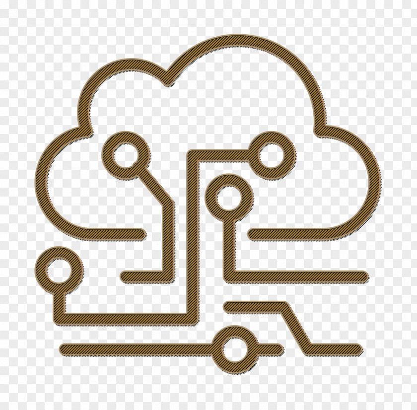 Artificial Intelligence Icon Data Cloud PNG