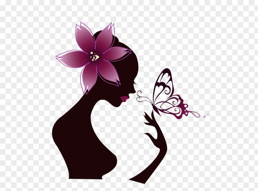 Beauty And The Butterfly Laptop Display Resolution Mobile Device Wallpaper PNG