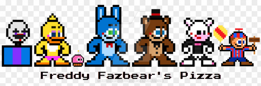 Five Nights At Freddy's Minecraft Pixel Art 2 Freddy Fazbear's Pizzeria Simulator PNG