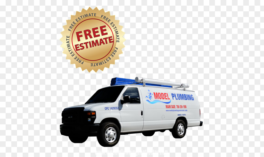 Plumbing Contractor Model Truck Bed Part Car General PNG