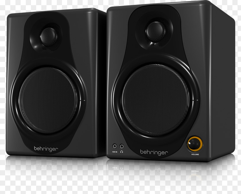 Studio Monitors Audio Monitor Bi-amping And Tri-amping Loudspeaker Recording PNG