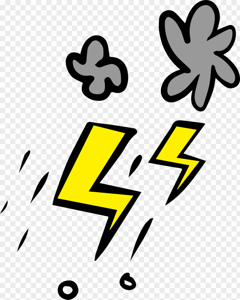 Cloud Cartoon Lightning Clip Art PNG