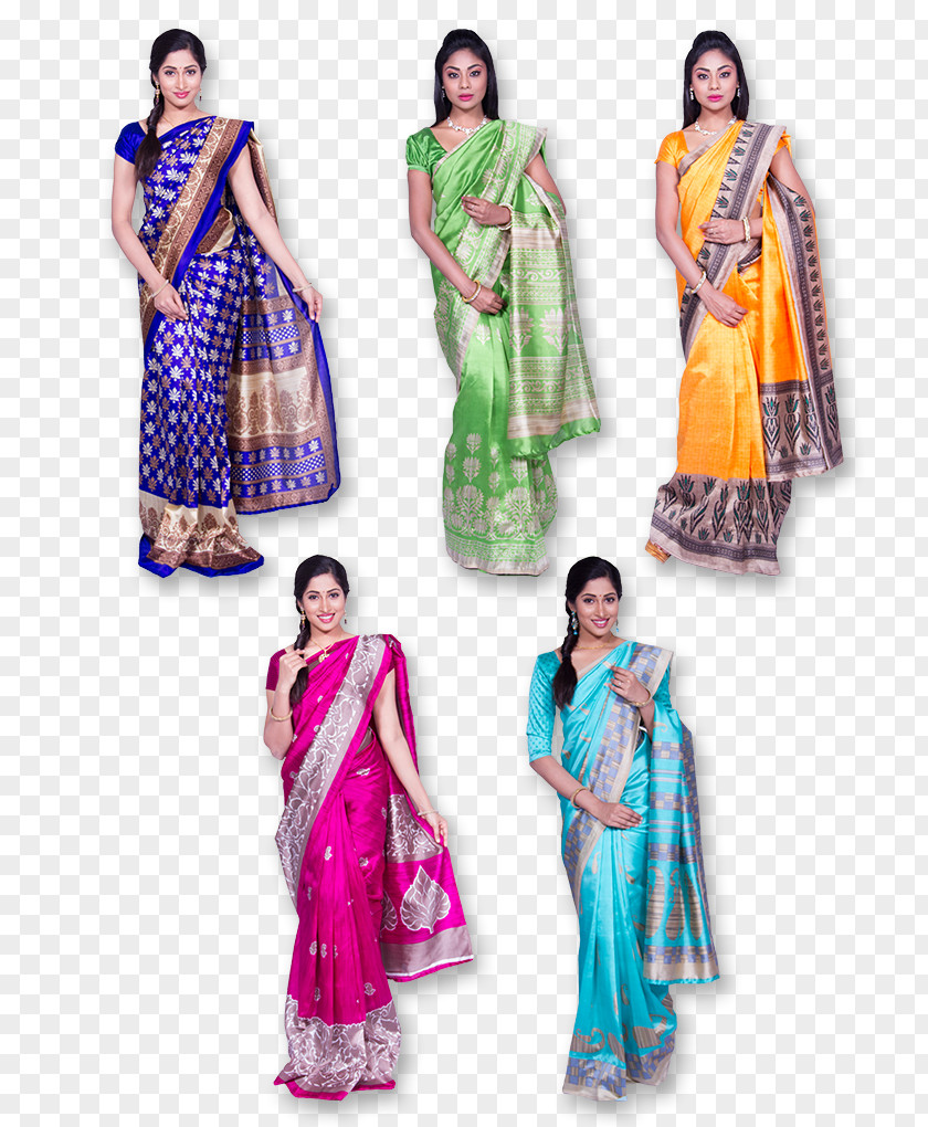 COMBO OFFER Kerala Sari Art Silk Textile PNG