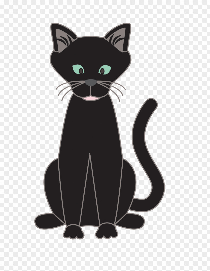 Kitten Black Cat Korat Whiskers Domestic Short-haired PNG