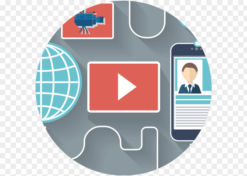 Marketing Digital Social Video Content Media PNG
