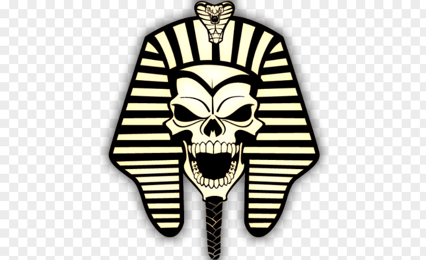 Pharaoh Logo Skull Ancient Egypt Decal Vector Graphics PNG